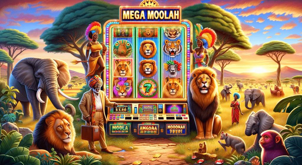 Mega Moolah Spielautomat mit Jackpot 
